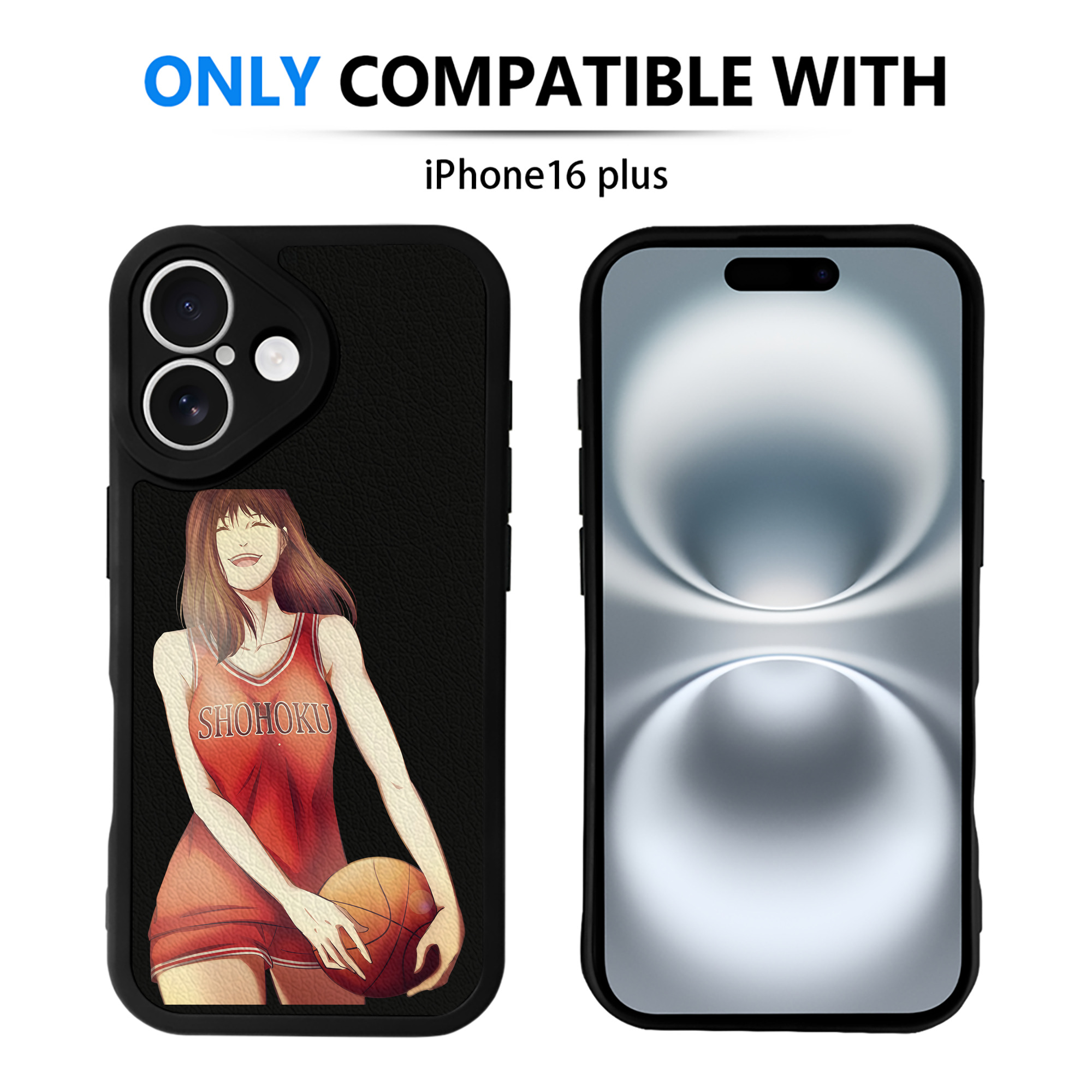 （画像用） SLAM DUNK／スラムダンク 【iPhone 16シリーズ対応】シリコンスマホケース（レザー調） 材質：シリコン